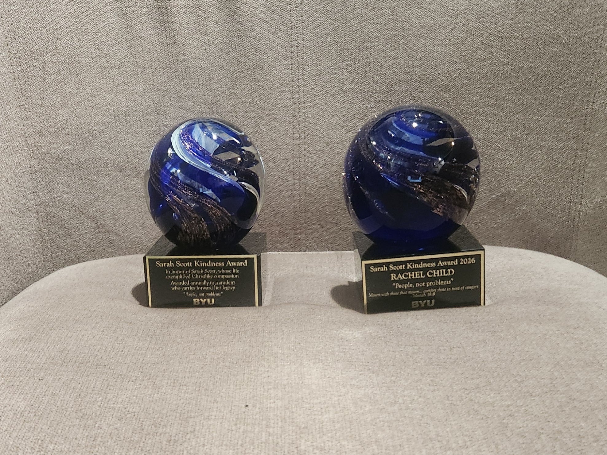 Art Glass Sculpture Engraved Recognition Award Professional Laser Personalized Gift Employee Appreciation Corporate Award Executive Globe