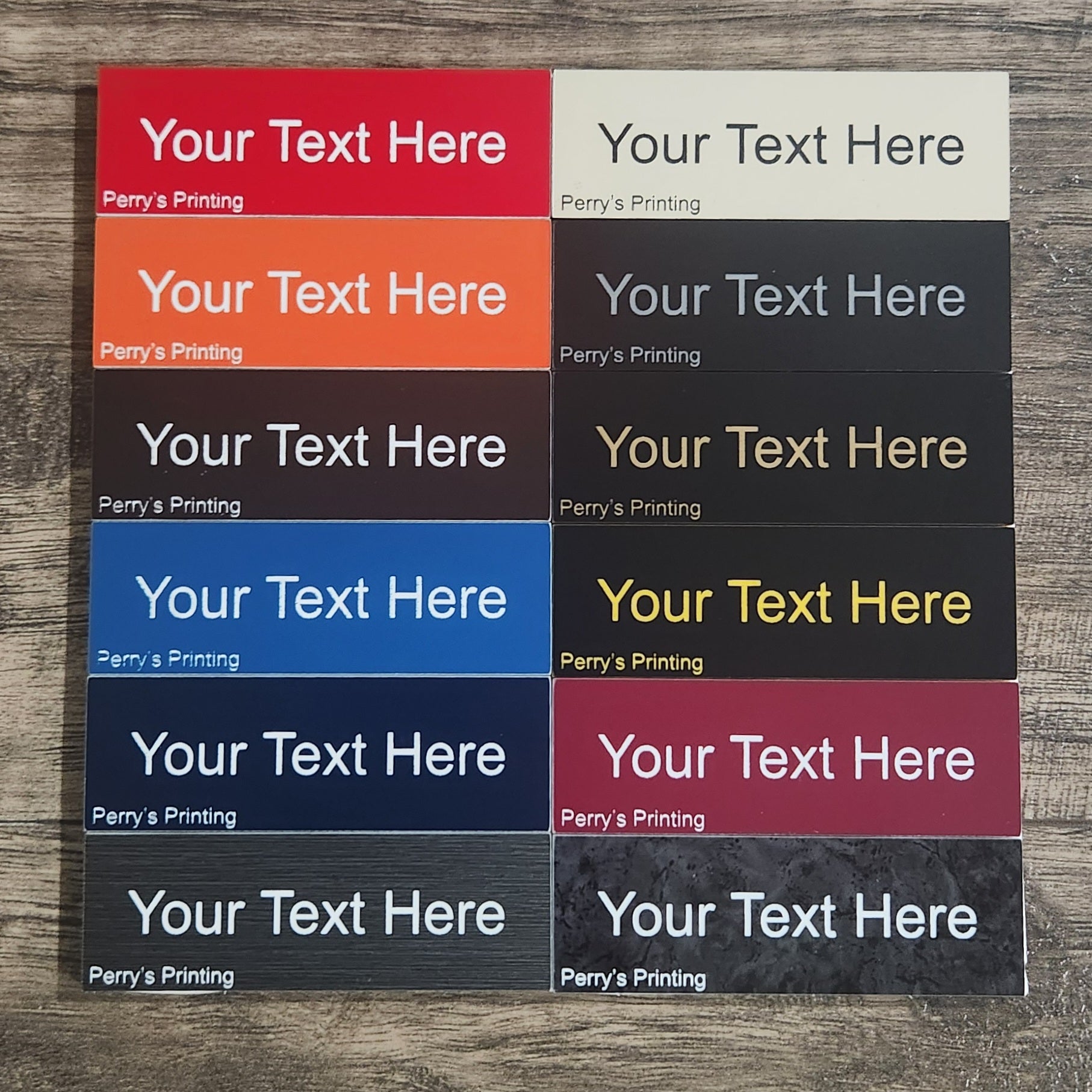 1" x 3" Electrical Panel Labels - Multi Color Toolbox Labels - Equipment and Asset Tags