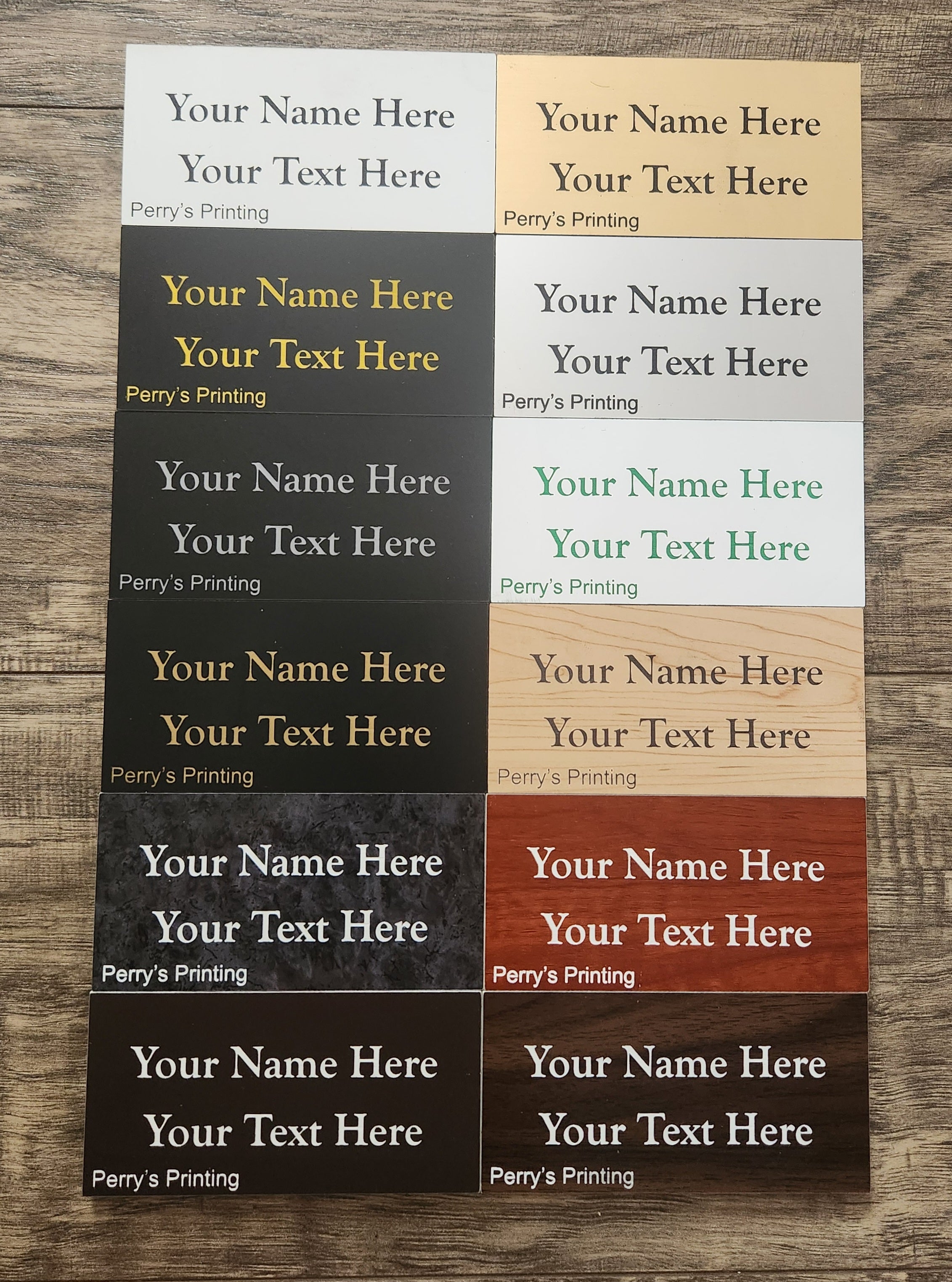 2" x 4" Laser Engraved Tags - Asset Labels Equipment Plates - Outdoor Worthy UV Resistant - Multi Color Labels