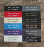 2" x 8" engraved nameplate - Multi colored engraved office nameplates - Labels for cubicles and Room Identification