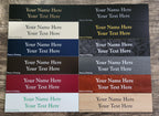 2" x 8" engraved nameplate - Multi colored engraved office nameplates - Labels for cubicles and Room Identification